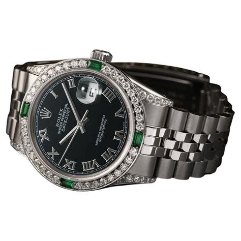 replica rolex emerald|rolex datejust diamond bezel.